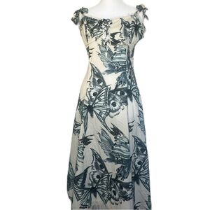 Dolls Kill Asymmetrical Dress with Butterfly Print